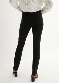 bonprix bonprix Pantalón elástico con cintura antideslizante Negro Hot
