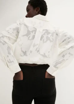 bonprix bonprix Pantalón elástico con cintura antideslizante Negro Hot