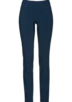 bonprix bonprix Pantalón elástico con cintura antideslizante Azul marino Online