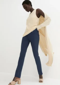 bonprix bonprix Pantalón elástico con cintura antideslizante Azul marino Online
