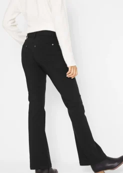 bonprix bonprix Pantalón elástico con viscosa Negro Best