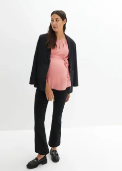 bonprix bonprix Pantalón elástico con viscosa Negro Best