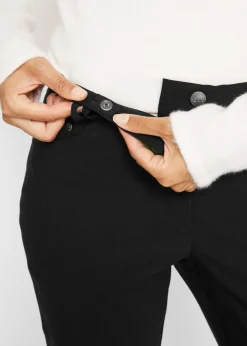bonprix bonprix Pantalón elástico con viscosa Negro Best