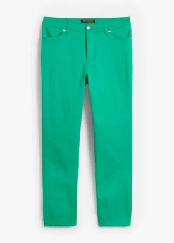 bonprix bonprix Pantalón elástico de algodón jade