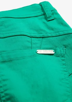 bonprix bonprix Pantalón elástico de algodón jade