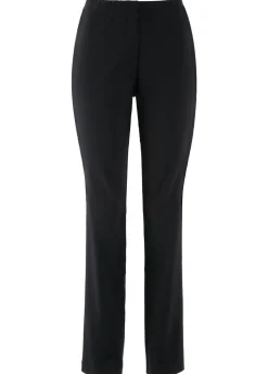 bonprix bonprix Pantalón elástico de bengalina Negro Outlet