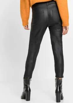bonprix bonprix Pantalón elástico de mezcla de viscosa Negro Outlet