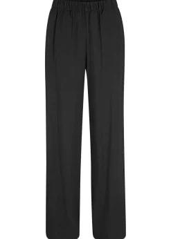 bonprix bonprix Pantalón elástico de viscosa con cinturilla cómoda Negro Online
