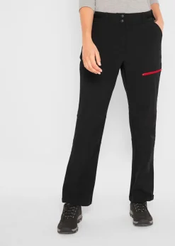 bonprix bonprix Pantalón elástico e impermeable de softshell con bolsillos Negro Best