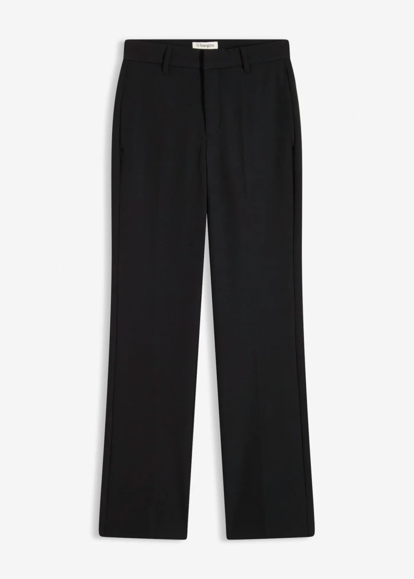 bonprix bonprix Pantalón femenino con pinzas Negro Best