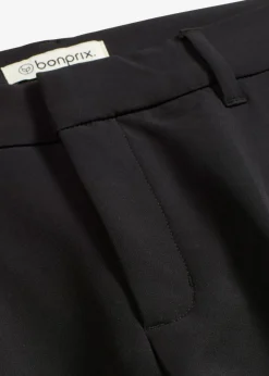 bonprix bonprix Pantalón femenino con pinzas Negro Best