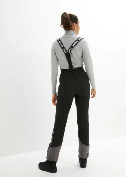 bonprix bonprix Pantalón funcional de softshell elástico y repelente al agua Negro New