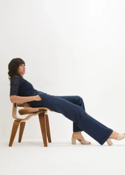 bonprix bonprix Pantalón Marlene Azul marino Clearance