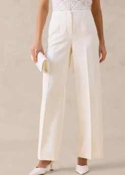 bonprix bonprix Pantalón Marlene Blanco lana Discount