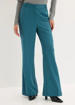 bonprix bonprix Pantalón Marlene con cinturilla cómoda verde pimiento New