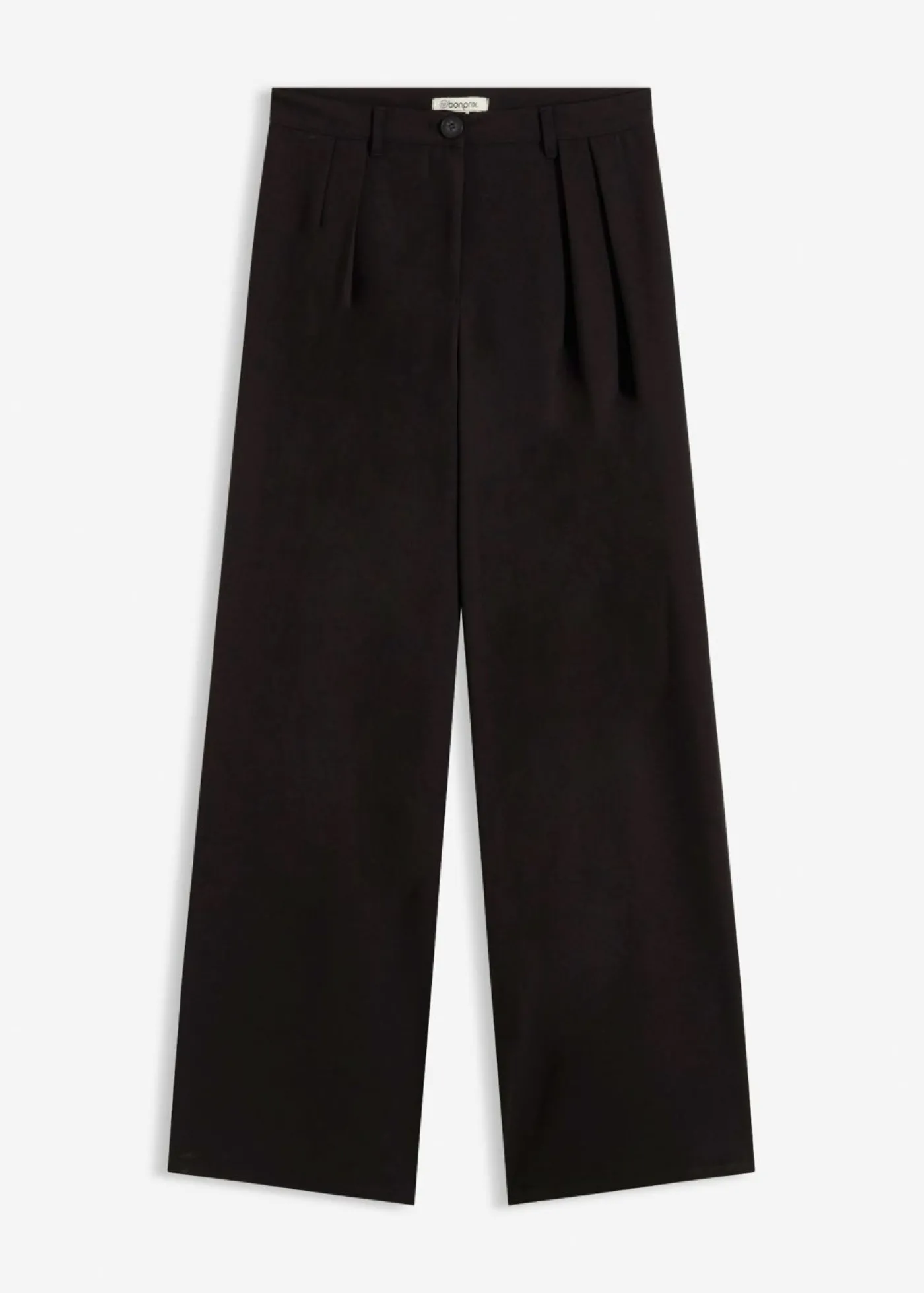 bonprix bonprix Pantalón Marlene con cintura elástica Negro Online