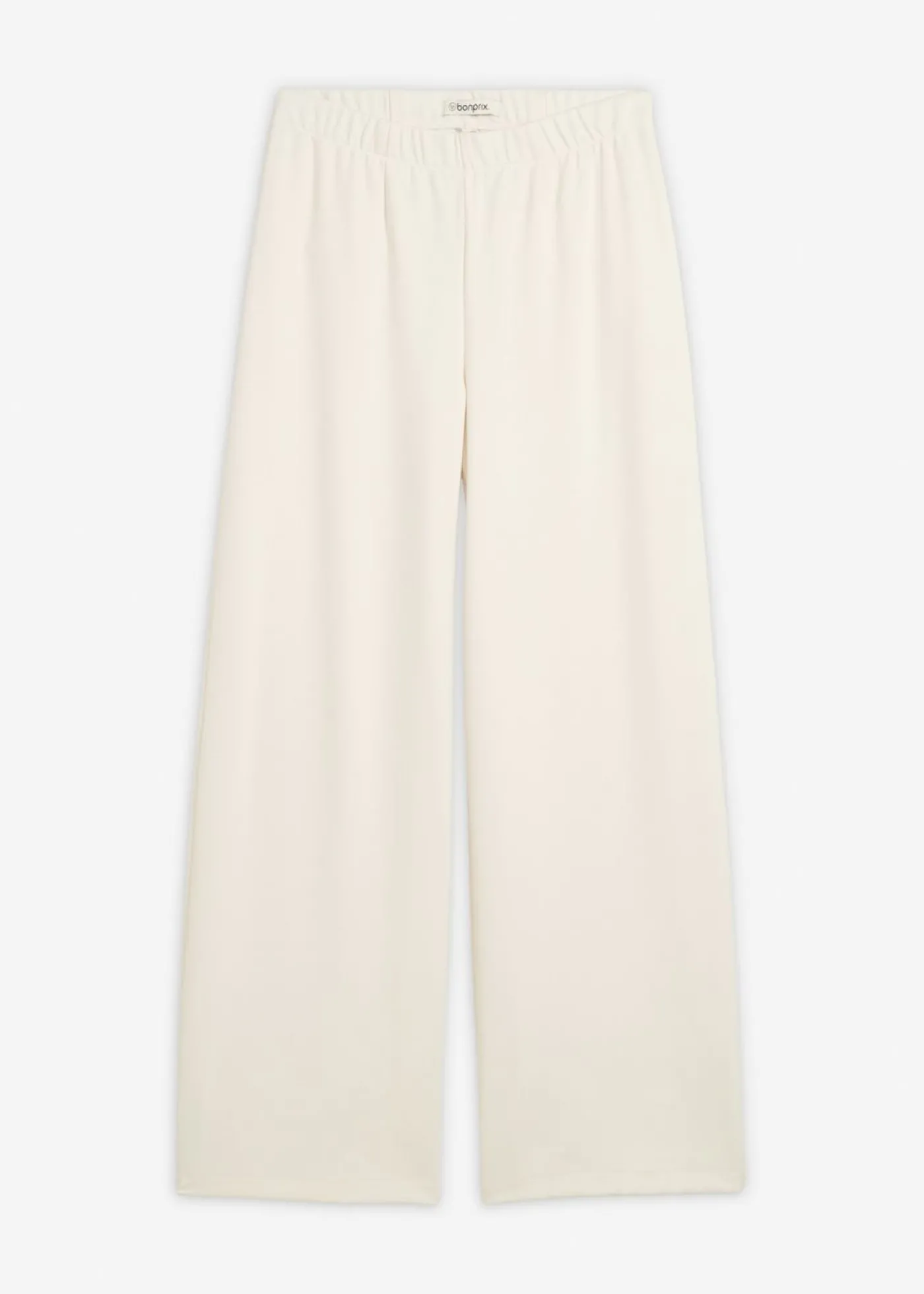 bonprix bonprix Pantalón Marlene de cómodo tejido Punto di Roma blanco perla Best
