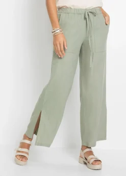 bonprix bonprix Pantalón Marlene de lino Verde New