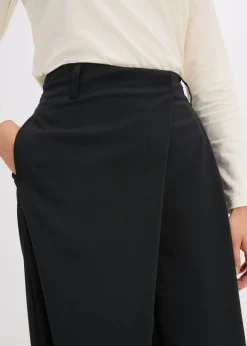 bonprix bonprix Pantalón Marlene de mezcla de viscosa fluida Negro Best