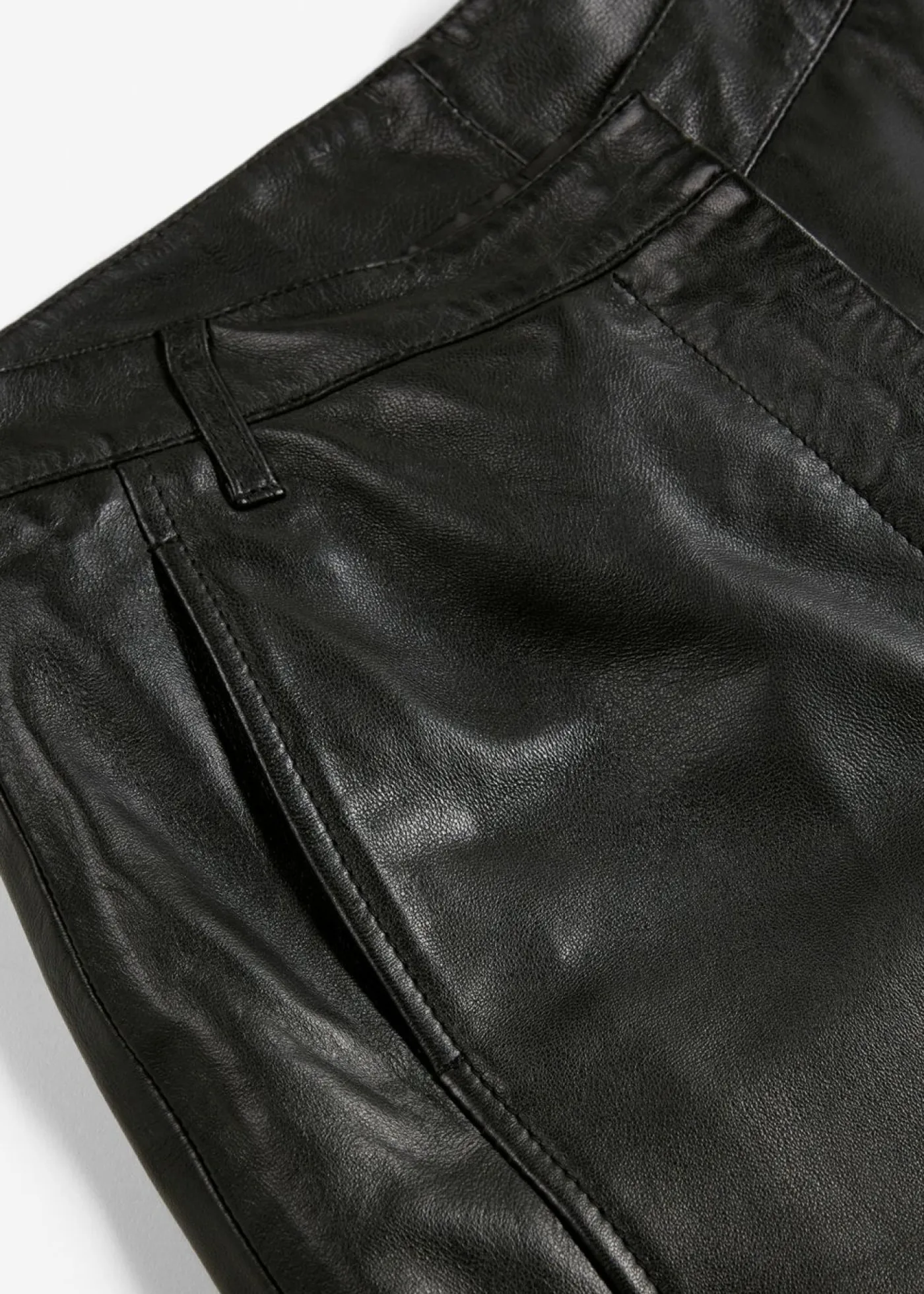 bonprix bonprix Pantalón Marlene de napa de cordero Negro Sale