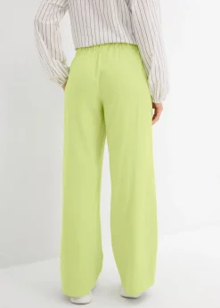 bonprix bonprix Pantalón Marlene de viscosa fluida Verde menta Best