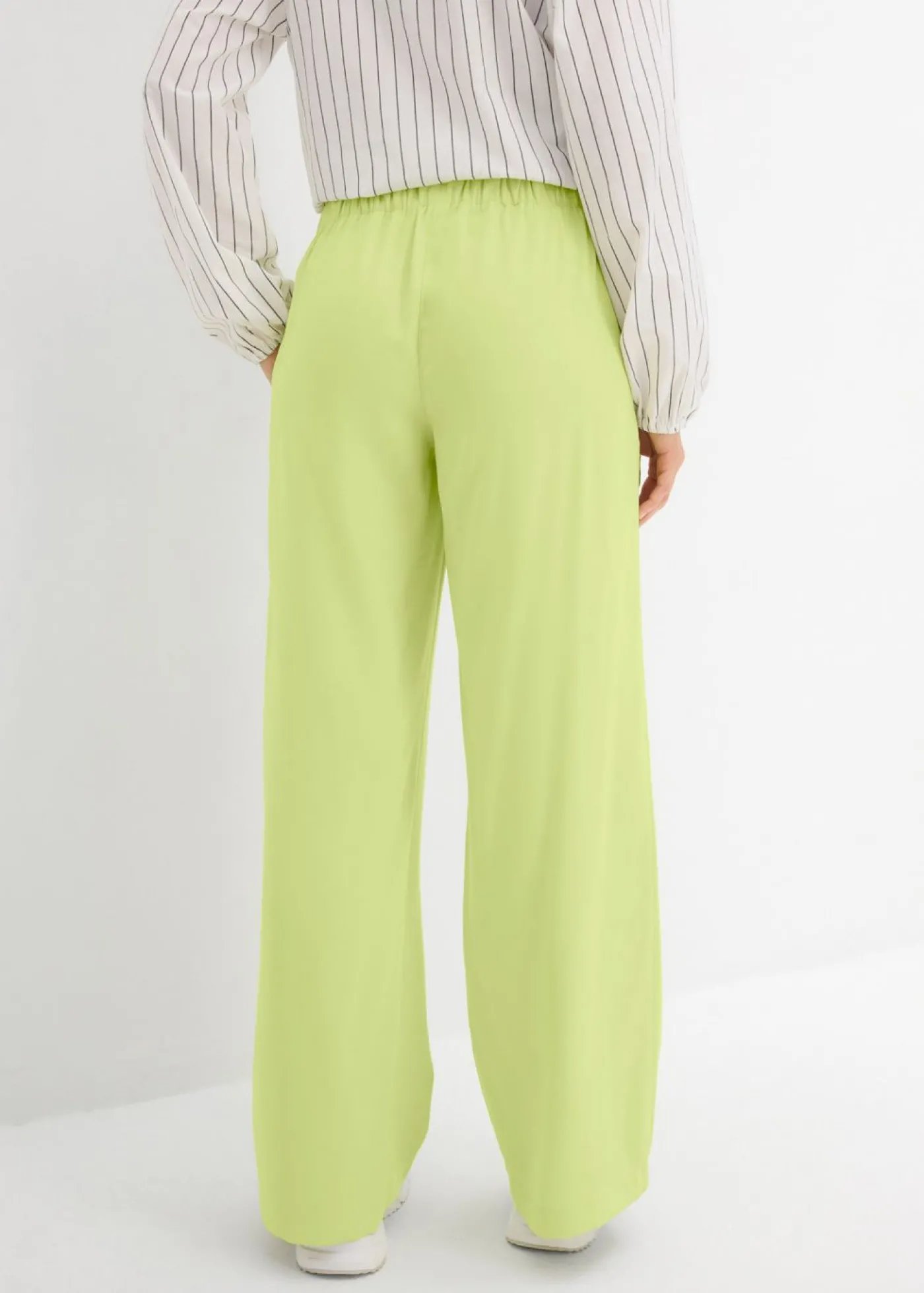 bonprix bonprix Pantalón Marlene de viscosa fluida Verde menta Best