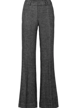 bonprix bonprix Pantalón Marlene, petite gris/negro moteado New