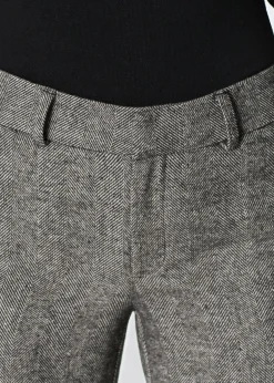 bonprix bonprix Pantalón Marlene, petite gris/negro moteado New