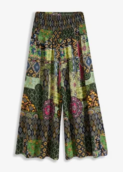 bonprix bonprix Pantalón palazzo Verde-azul New