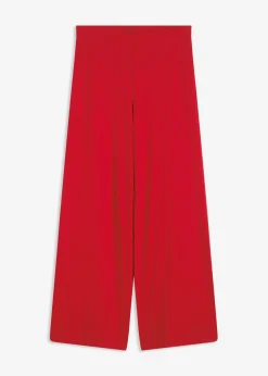bonprix bonprix Pantalón palazzo con cintura cómoda rojo intenso Best