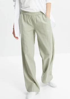 bonprix bonprix Pantalón palazzo de lino Hot