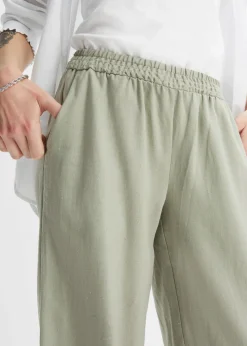 bonprix bonprix Pantalón palazzo de lino Hot