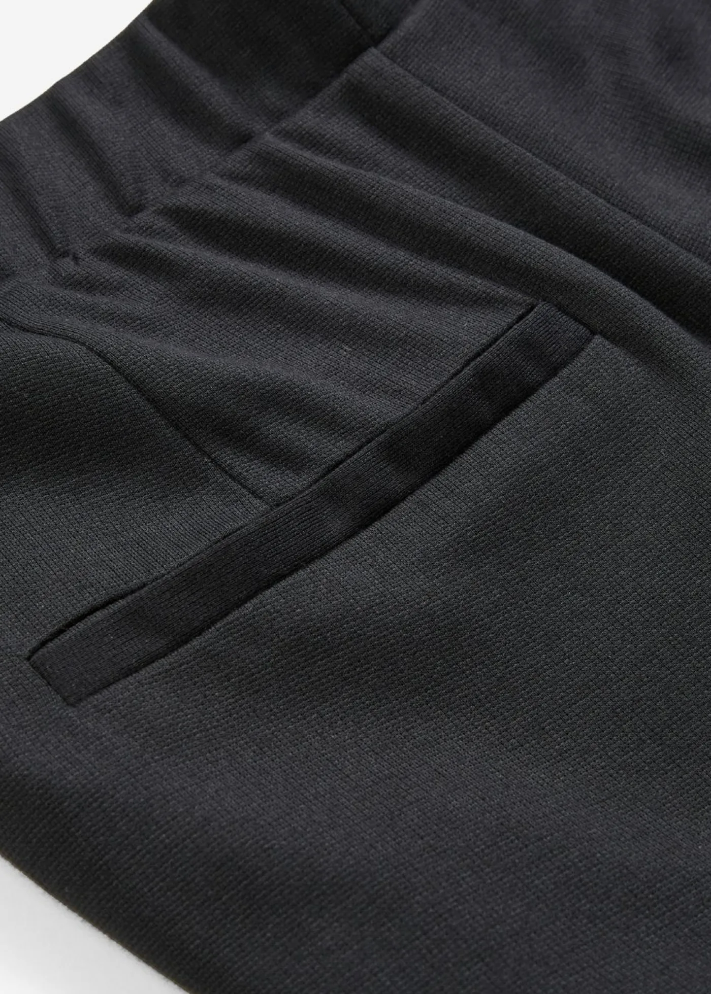 bonprix bonprix Pantalón palazzo de Punto di Roma cómodo Negro Hot