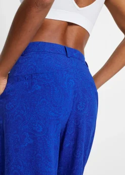 bonprix bonprix Pantalón Palazzo de viscosa fluida Azul Best