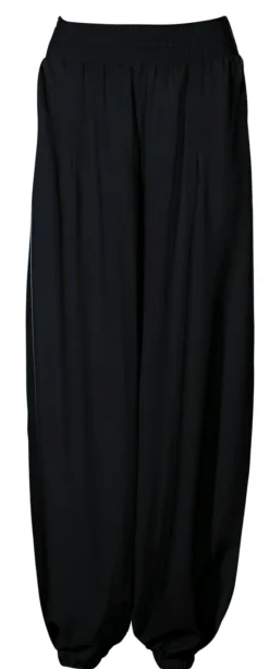bonprix bonprix Pantalón Palazzo de viscosa fluida Negro New