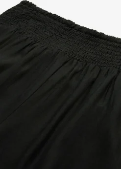 bonprix bonprix Pantalón Palazzo de viscosa fluida Negro New
