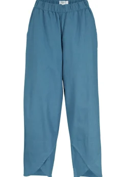 bonprix bonprix Pantalón pirata de mezcla de lino ligero denim azul Clearance