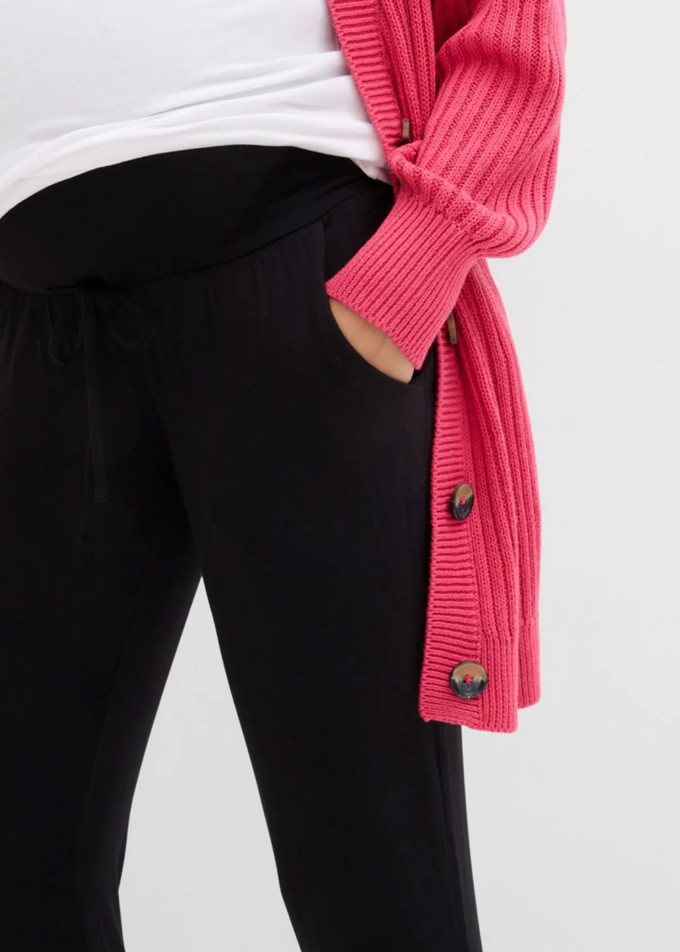 bonprix bonprix Pantalón premamá para durante y después del embarazo Negro New