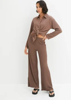 bonprix bonprix Pantalón sin cierre Marrón mate Sale