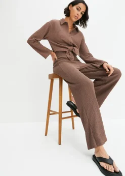 bonprix bonprix Pantalón sin cierre Marrón mate Sale