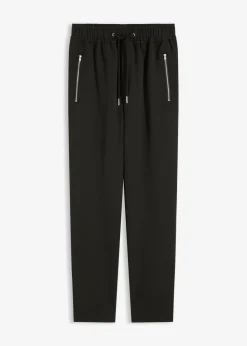 bonprix bonprix Pantalón sin cierre con cinturilla cómoda Negro Online