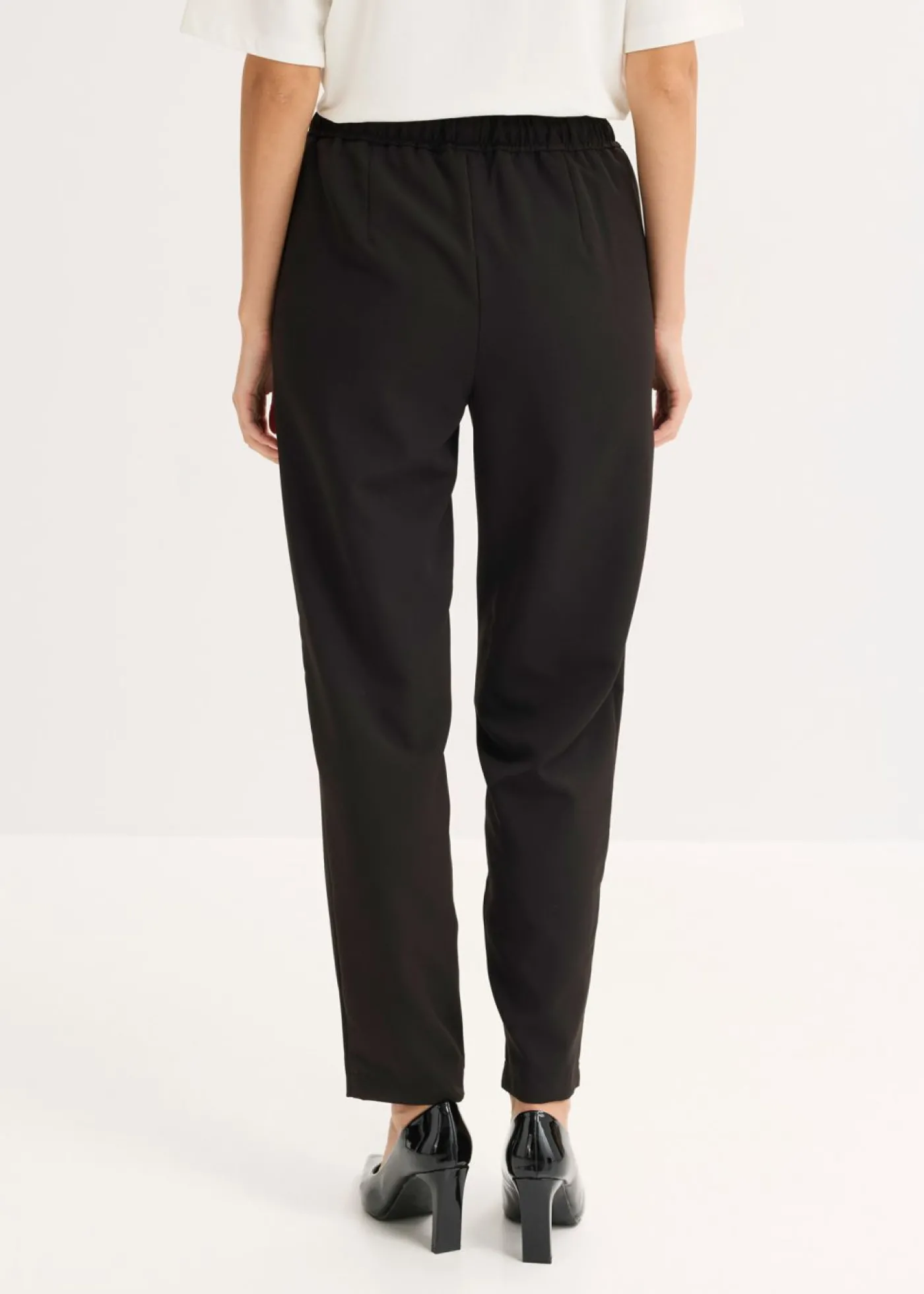 bonprix bonprix Pantalón sin cierre con cinturilla cómoda Negro Online