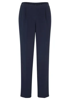 bonprix bonprix Pantalón sin cierre con pinzas Azul marino Clearance