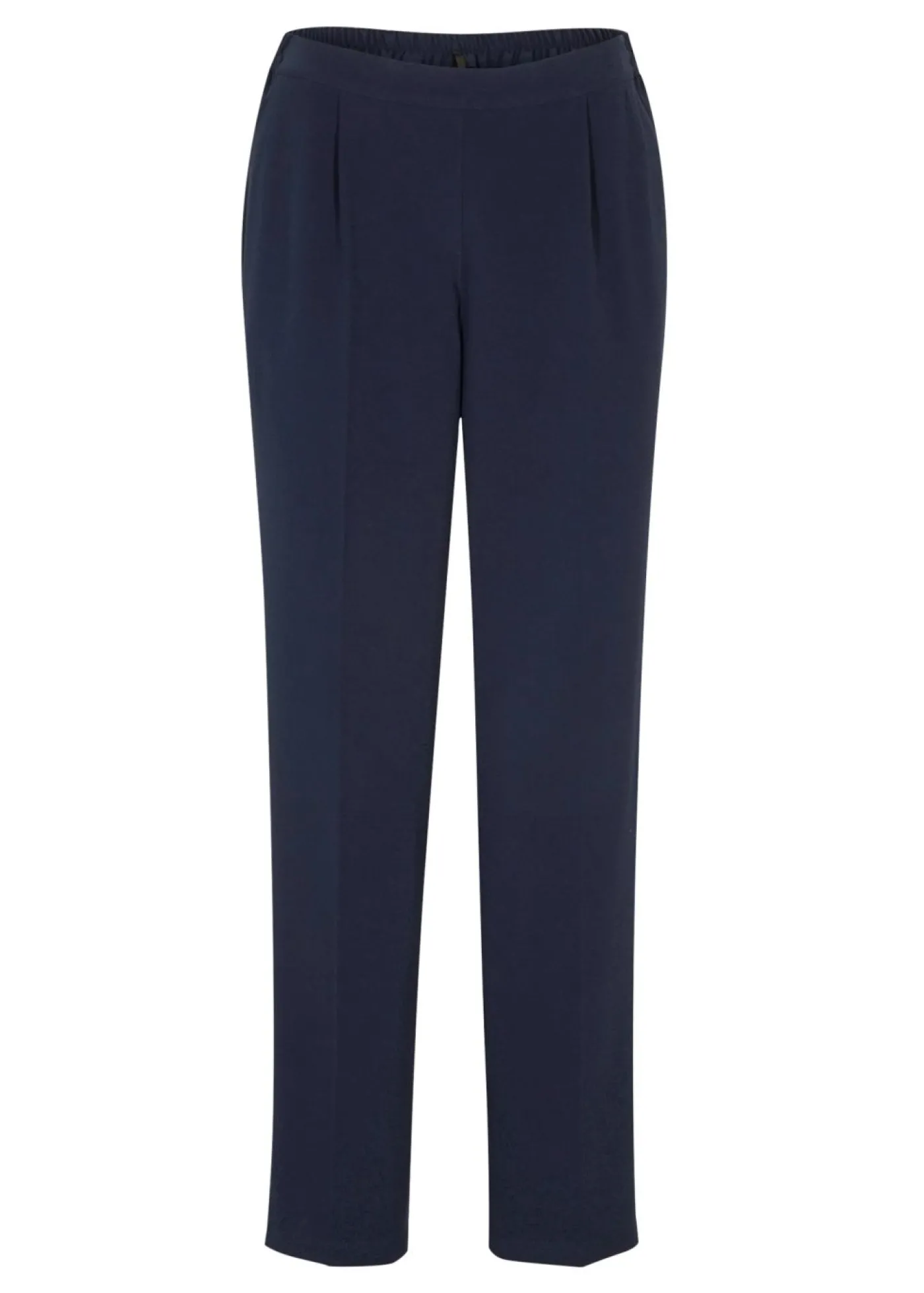 bonprix bonprix Pantalón sin cierre con pinzas Azul marino Clearance