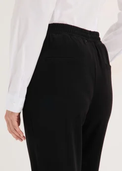 bonprix bonprix Pantalón sin cierre con ribete Negro New