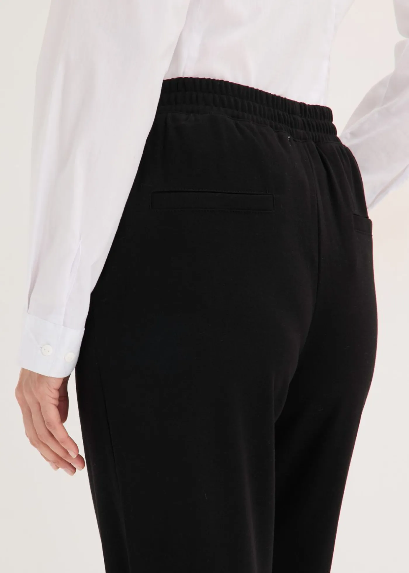 bonprix bonprix Pantalón sin cierre con ribete Negro New