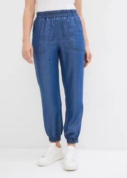 bonprix bonprix Pantalón sin cierre de lyocell fluido Denim Best