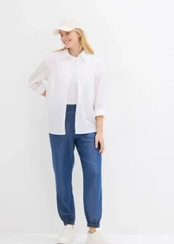 bonprix bonprix Pantalón sin cierre de lyocell fluido Denim Best