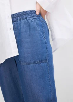 bonprix bonprix Pantalón sin cierre de lyocell fluido Denim Best