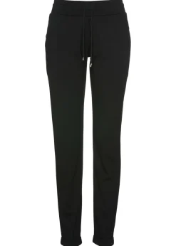 bonprix bonprix Pantalón sin cierre de mezcla de viscosa Negro Outlet